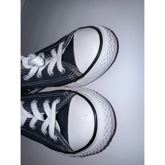 Chuck Taylor All star Classic Converse size 2 youth Navy Blue - Picture 6 of 7